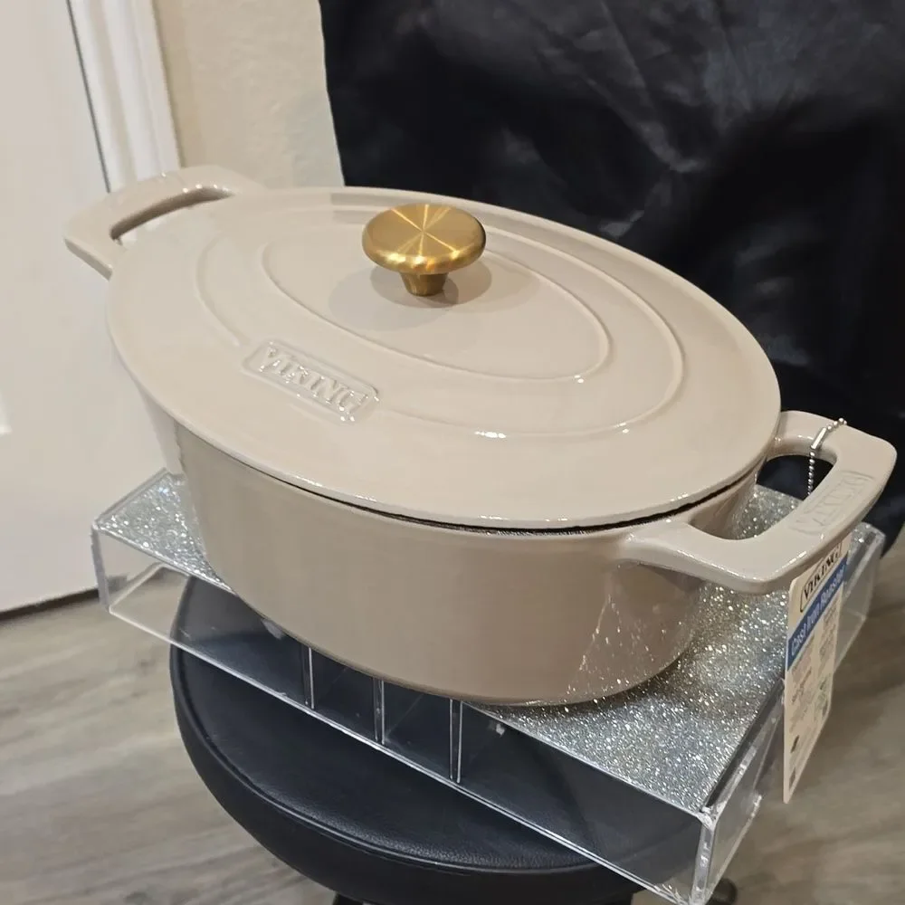 Viking 5QT Cast Iron Dutch‎ Oven/Roaster- Nantucket